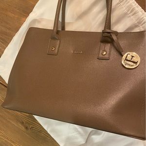 Large Furla Leather Handbag